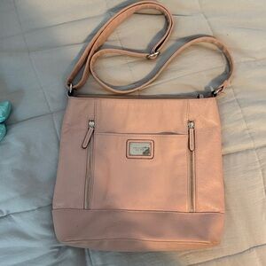 Tignanello Pink Crossbody Bag